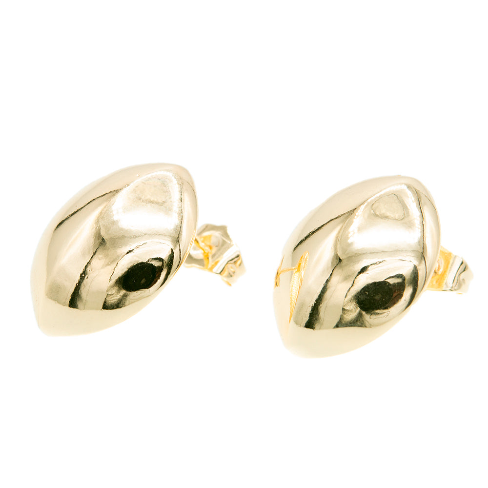 Aretes estilo chunky con forma de gota